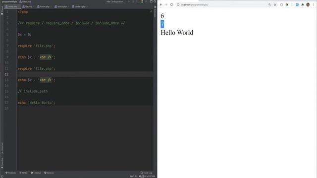 21How To Include Files In PHP - Include and Require - Full PHP 8 Tutorial смотреть онлайн