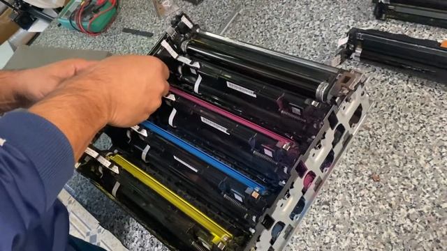 Смена блоков kyocera p5021 /5026 /5521 /5526 смотреть онлайн