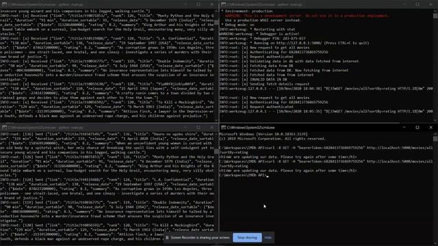 IMDb API in python | Demo смотреть онлайн