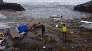 GREENLAND TSUNAMI: Fishermen Run For Their Lives - Camera 3