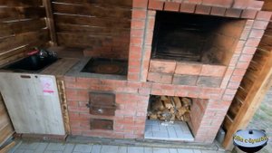 Беседка своими руками.Размер 6*2.8м.С мангальной зоной внутри.#беседкасвоимируками #мангал#