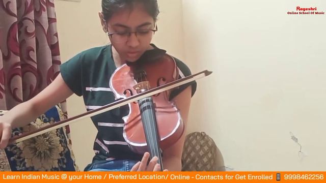 RAG KHAMAJ ON VIOLIN | ONLINE MUSIC CLASS | VIOLIN LESSON FOR BEGINNERS | HOW TO LEARN VIOLIN FAST смотреть онлайн
