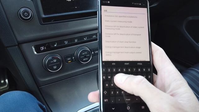 VW Golf MK7 (5G) disable Auto Start-Stop system смотреть онлайн