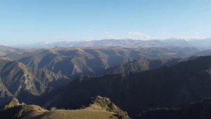 Эльбрус с высоты птичьего полета (дорога на Джилы-су)