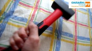 ОНЛАЙН ТРЕЙД.РУ Кувалда, 1000 г, Optimal, фибергласовая обрезиненная рукоятка, MATRIX 10950