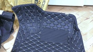 3D ковры из кожи в авто от Корона Мех