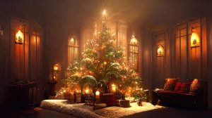 Зимняя уютная кофейня