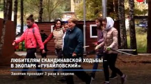 КРТВ. Любителям скандинавской ходьбы – в экопарк «Губайловский»