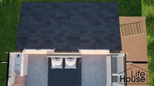 Проект дома 6 на 10, 2 этажа, мансарда ч.2