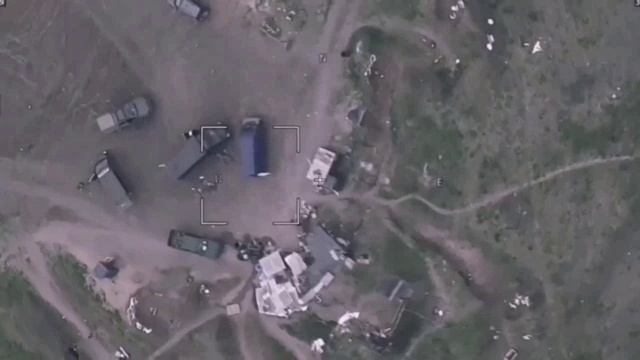 Боевое применение ударного БПЛА Куб.