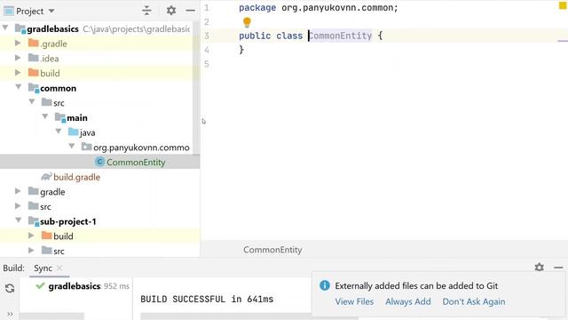 Multi module java project with Gradle | basics | sub project import | manage dependencies смотреть онлайн