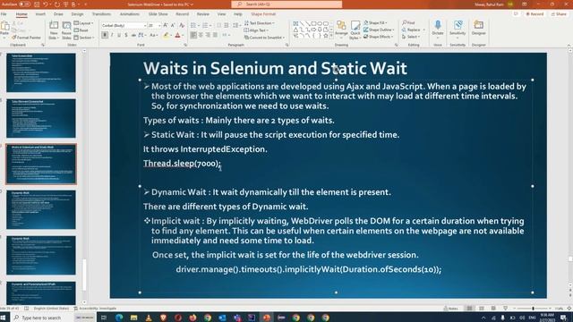 ?Different Waits in Selenium | Static Wait | Dynamic Wait | Fluent Wait in Selenium WebDriver ?