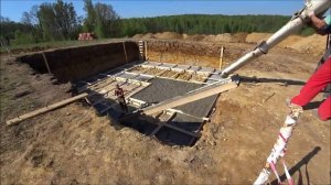 заливка подбетонки в котловане