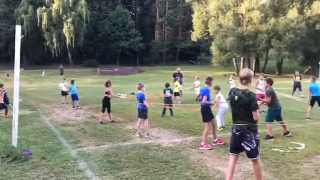 Детский спортивный лагерь по самбо «Планета САМБО - 2018». День 1. Втягивающая тренировка. смотреть онлайн