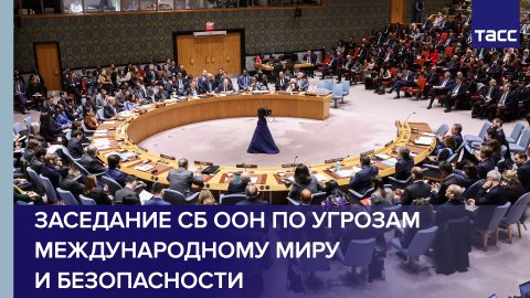Заседание СБ ООН по угрозам международному миру и безопасности