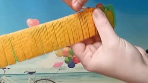 Мастер-класс! Красивые цветы из шерстяных ниток с помощью линейки своими руками без спиц и крючков