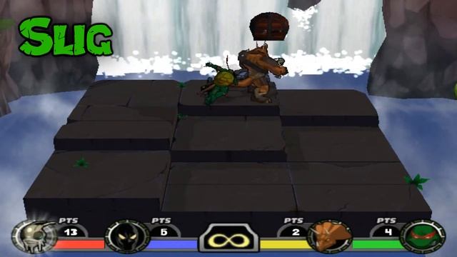 TMNT MUTANT MELEE.Game sounds. Реплики во время супер-удара на русском смотреть онлайн