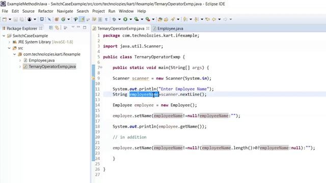 Conditional Operator in Java смотреть онлайн