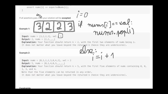 Remove Element | Leetcode 27 | Python смотреть онлайн