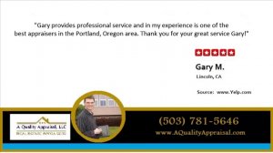 A Quality Appraisal REVIEWS Appraiser reviews in Portland