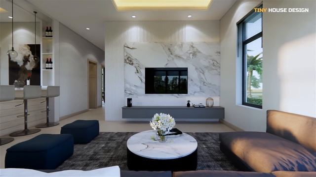 Small House Design | 9m x 12m (108 sqm) | 3 Bedroom смотреть онлайн