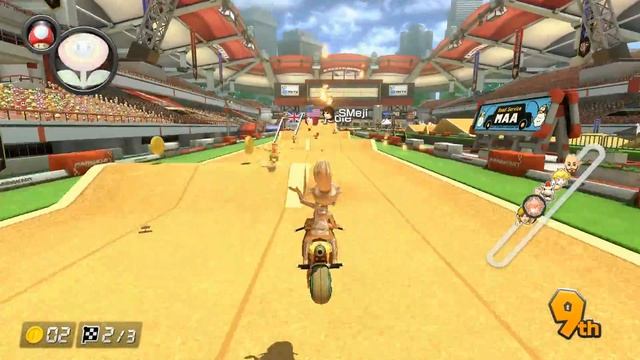 Mario Kart 8 Deluxe ONLINE Motor Bikes Only! смотреть онлайн