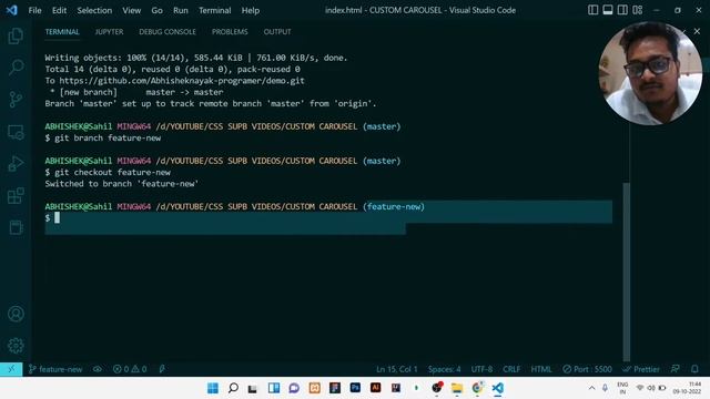 How to Create a Branch in GitHub using Git in Hindi | Working with Branches in Github using Git смотреть онлайн