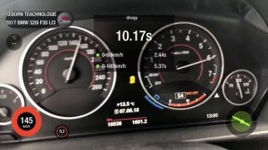 Динамика разгона BMW 320i Drive (B48, F30 LCI) после доработок.