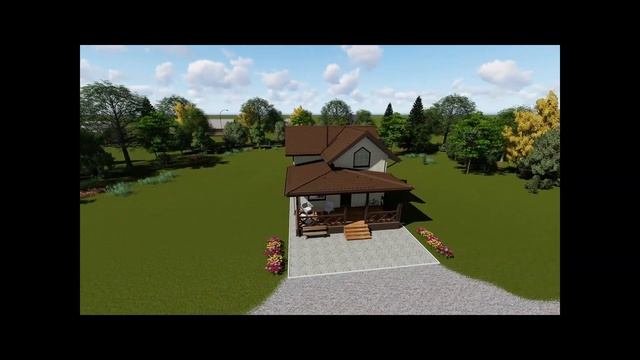 Проект дома из двойного бруса смотреть онлайн