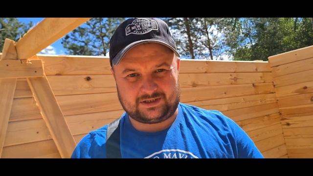 Строительство дома из бруса камерной сушки в чашу. Как собираются венцы? Профиль бруса - Гребенка