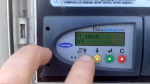Carrier DATACOLD Распечатка на Datacold показывает - 40. Что делать?