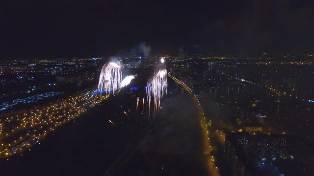 Фестиваль фейерверков в Москве 2018 с дрона (день 2) Андорра смотреть онлайн