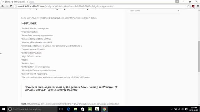 How to get modded drivers for all Intel HD Graphics 2017