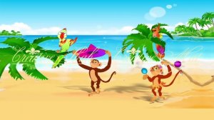 children footages dancing monkeys
