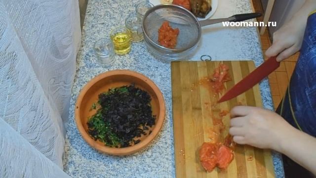 Острый салат из баклажанов к шашлыку