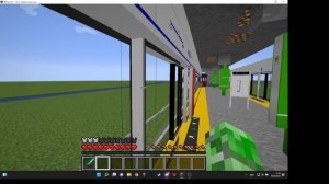 мое обновленое метро с модом MTR в майнкрафт