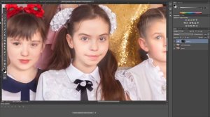 Быстрая ретушь портрета для выпускного альбома в Photoshop