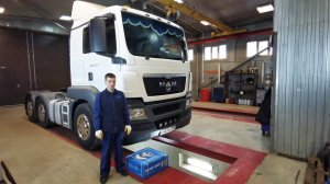 Замена сцепления автомобиля MAN