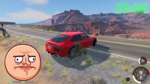 ЕМУ ВЫПАЛ ТАНК!!! - РАНДОМНЫЕ ПОГОНИ В  BEAM NG MP Мультиплеер