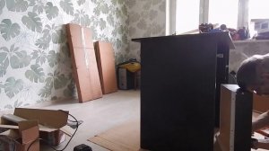 Сборка письменного стола с полкой (time lapse)