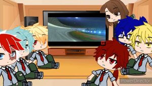 Mha reacts to car 3 Mcqueen crash scene. Gacha life / club.