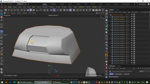 Как разделить 3д модель на части в Cinema 4D / How to divide a 3D model into parts Cinema 4D