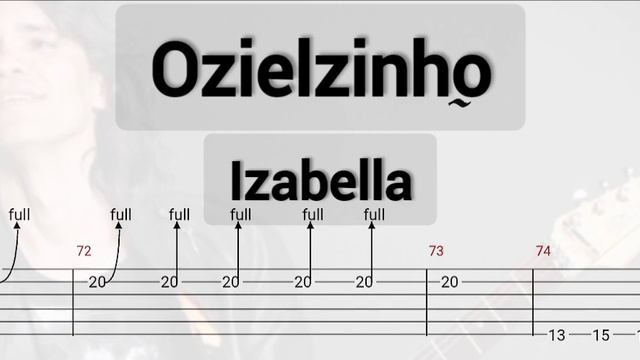 Ozielzinho - Izabella - (Tab Guitar)
