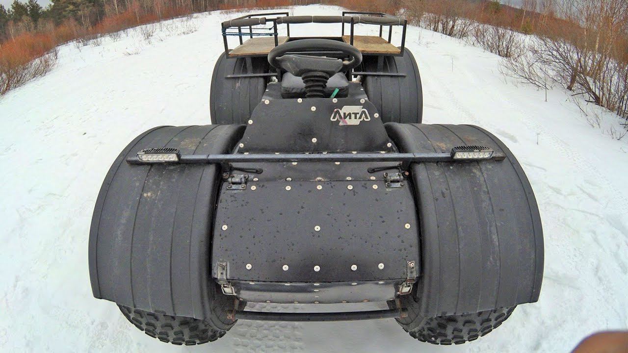 Вездеход Литл, доделал обозрел и покатался. смотреть онлайн