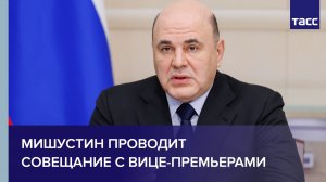 Мишустин проводит совещание с вице-премьерами