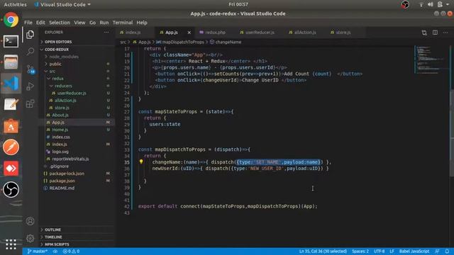 Actions | Redux | Part #50 | React js in Hindi tutorial смотреть онлайн