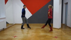 Комбинация парной пляски Русский танец Самопляс® Russian folk