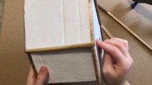 Как Сделать Новогодний ДОМИК из картона Своими руками Новогодние Поделки