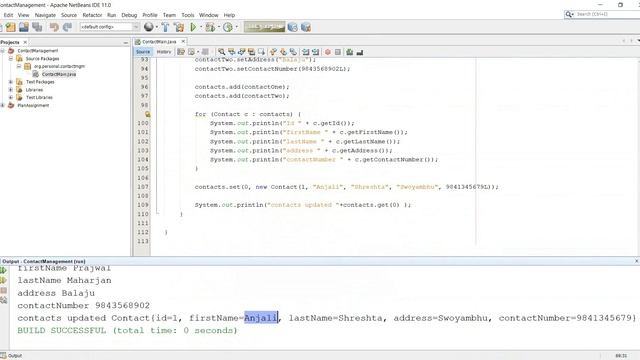 CRUD Operation - Edit and Delete | Java DAO Pattern with List | Contact Management | Java in Nepali смотреть онлайн