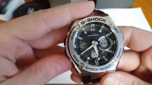 МЕТАЛЛИЧЕСКИЕ ДЖИ ШОК. Обзор CASIO G-SHOCK GST-W110-1A (Review)